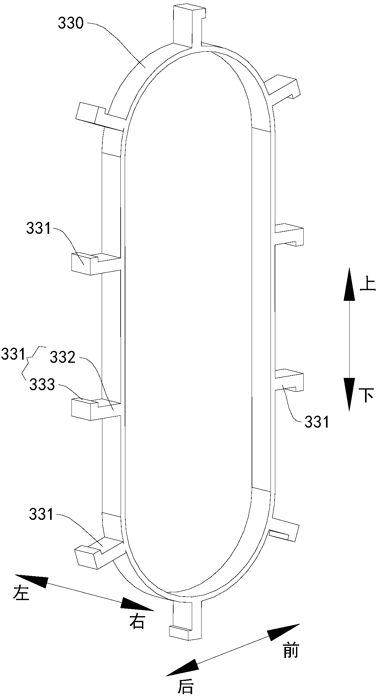 Trousers positioning folding mechanism of clothes folding machine