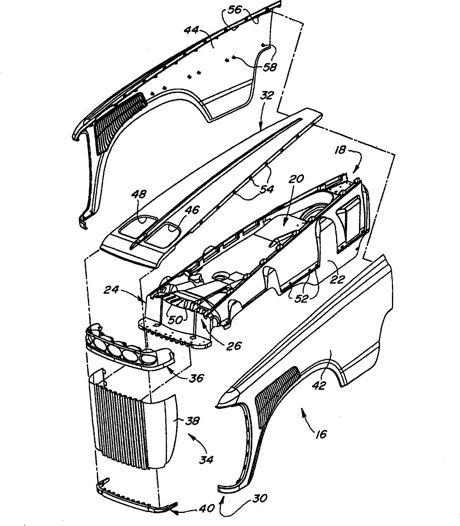 Engine casing assembly