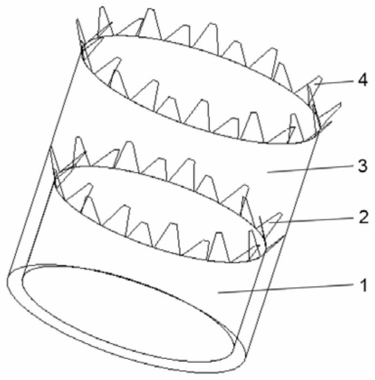 A multi-stage ladder-tooth type mixer for integrated afterburner