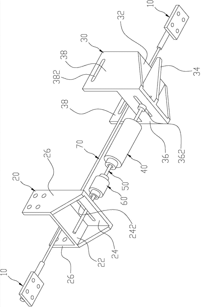 Surface embedded bar reinforced prestress tension method and device