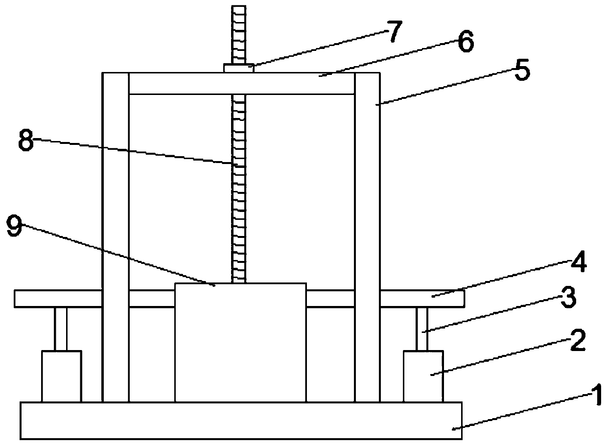 Energy-saving air-added brick demolding device for building