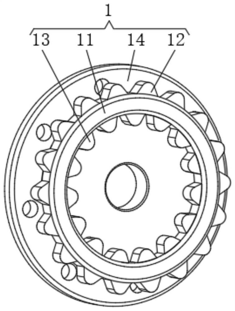 A hydraulic motor drive mechanism