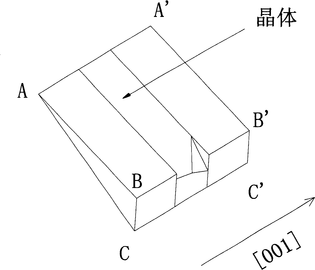 Use of birefraction borate crystal