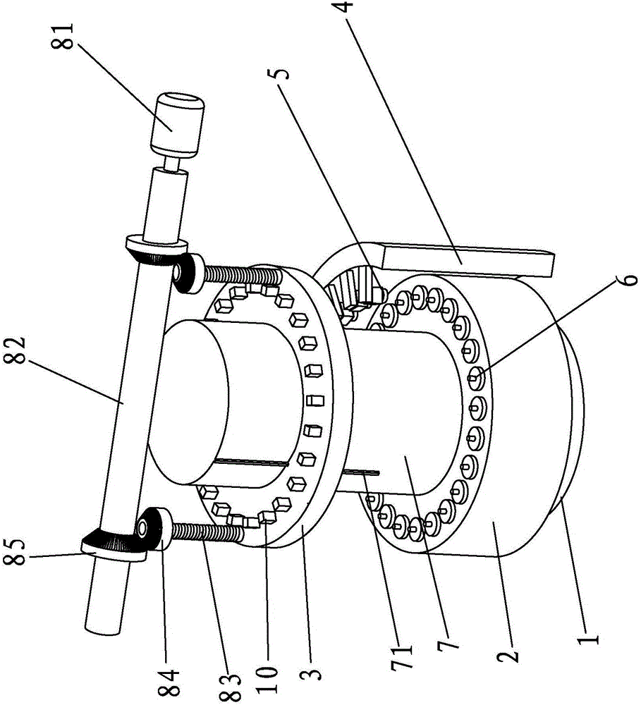 Large rotary disk type stone machining equipment