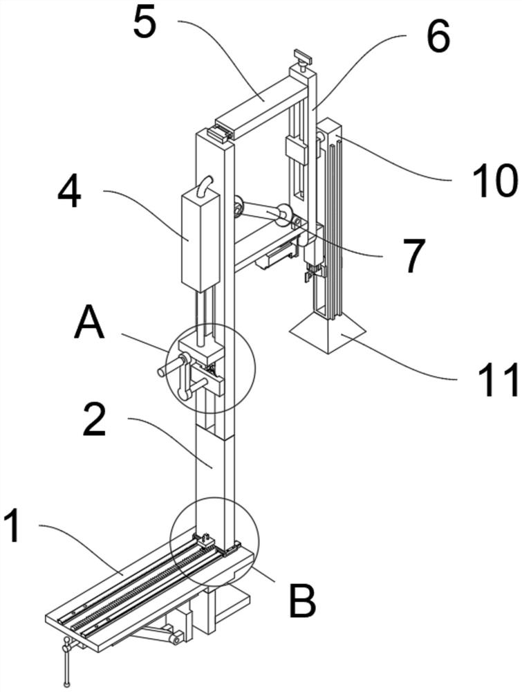 Swing type irradiation disinfection lamp for surgical disinfection