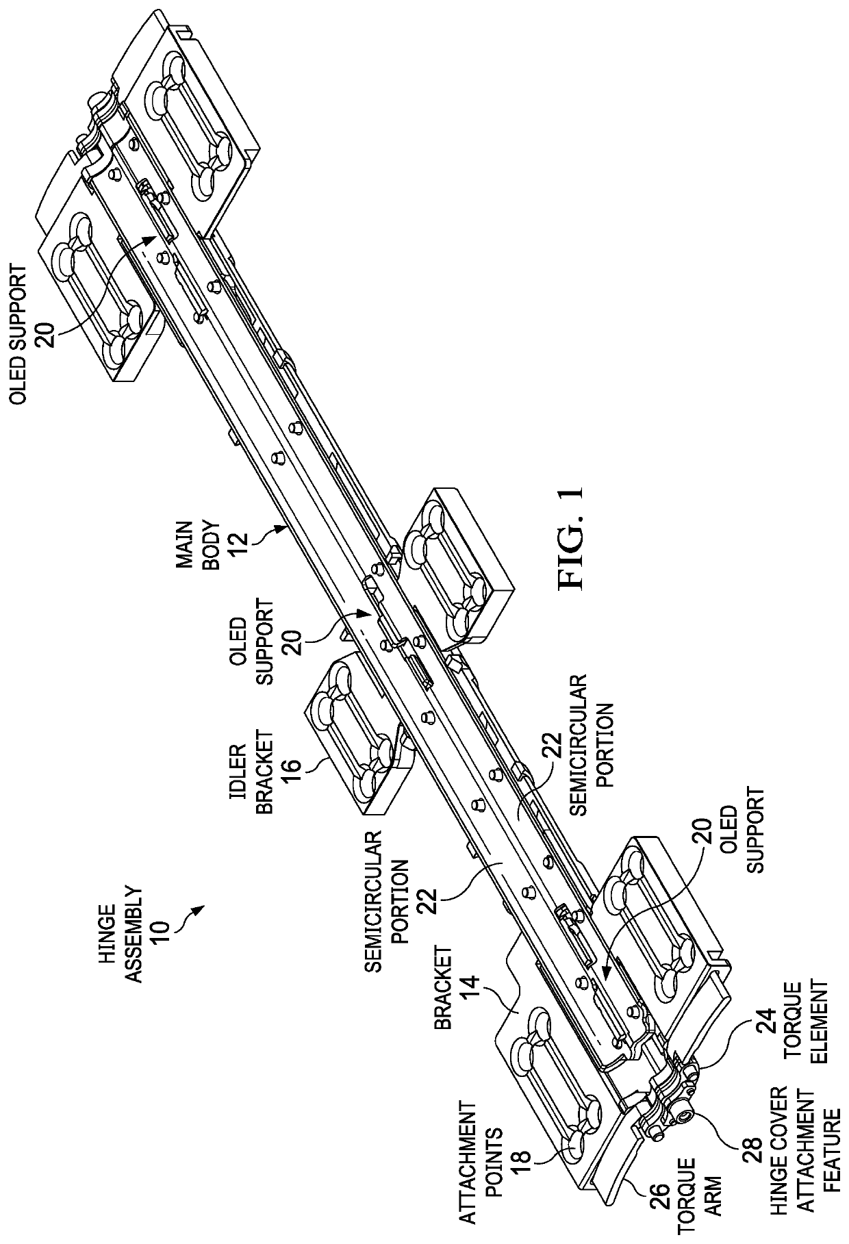 Gear synchronized dual axis pivot hinge