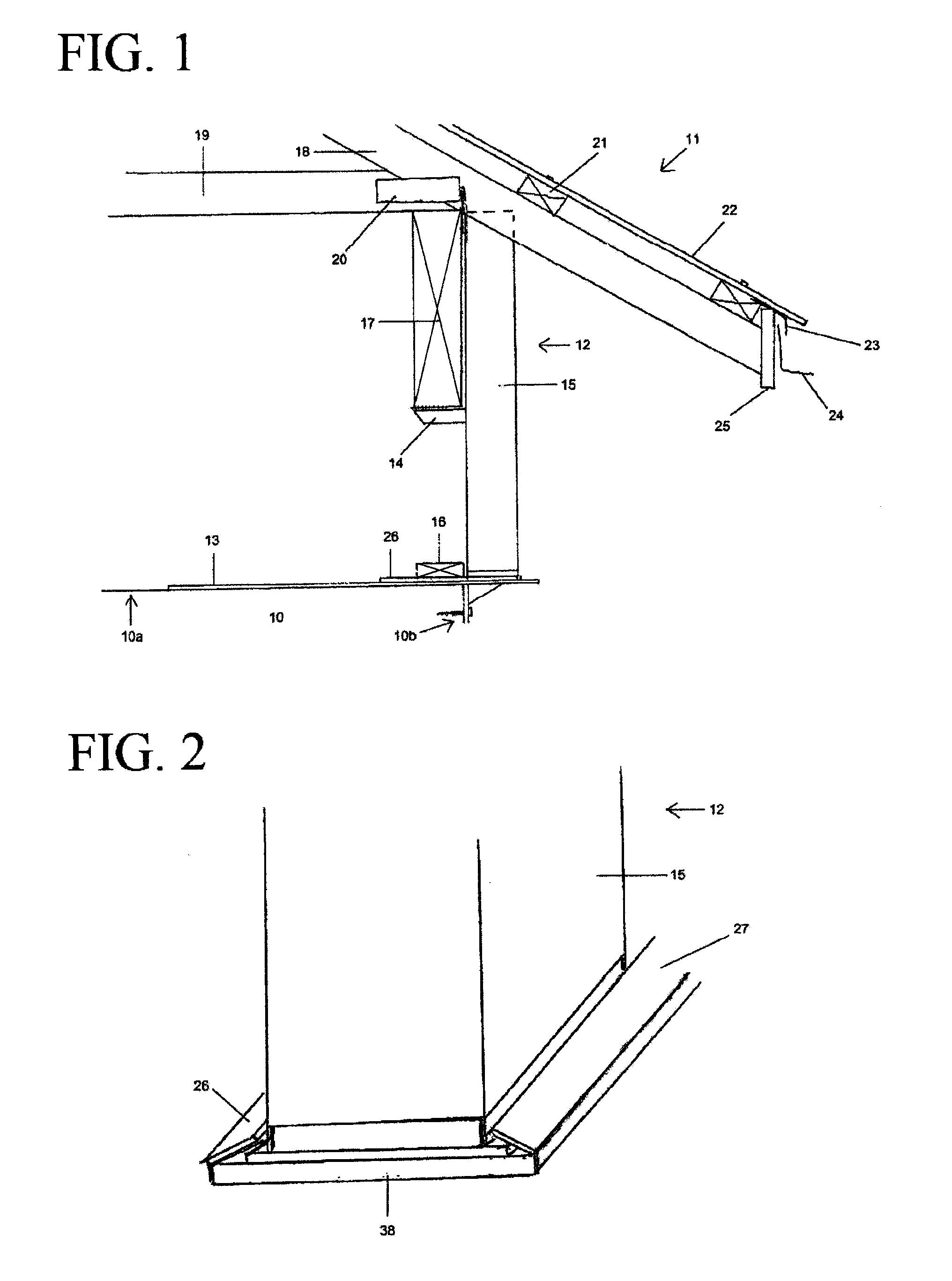 Building construction method and lifting device