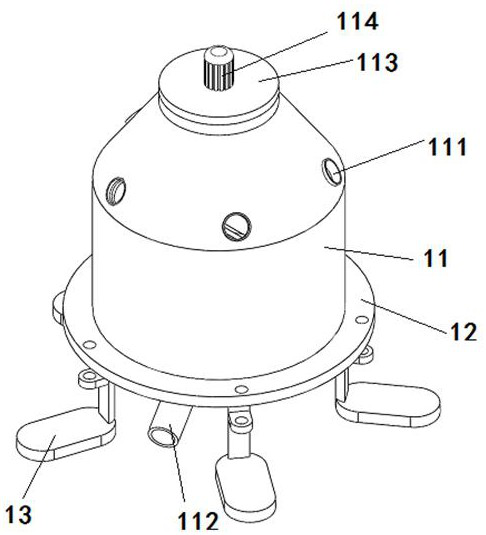 Composite microbial preparation for degrading kitchen garbage and preparation device