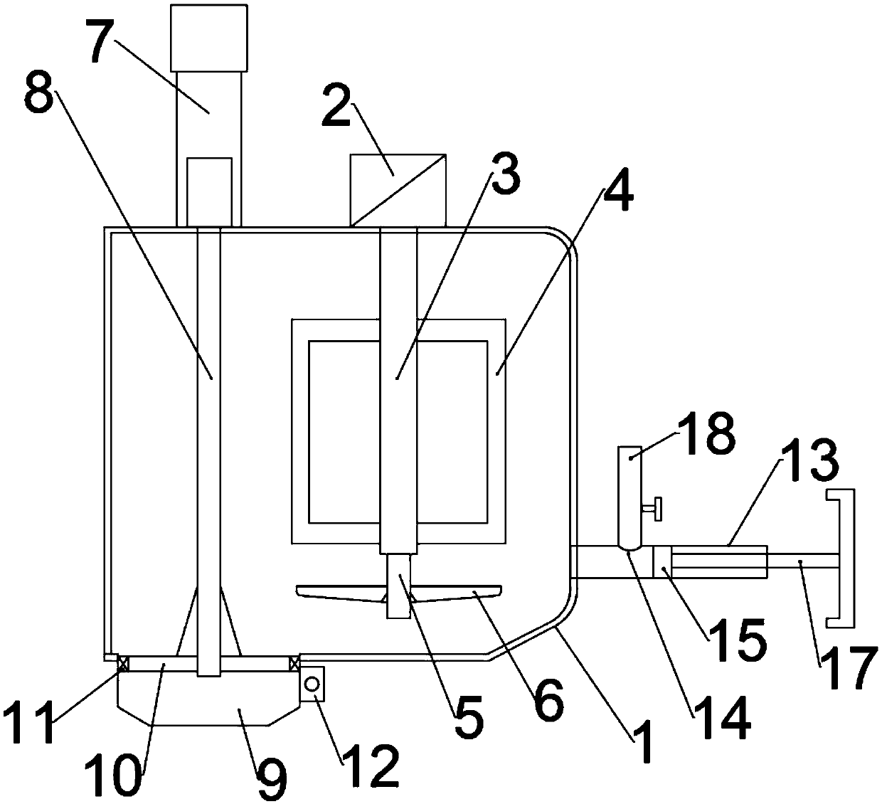 Building construction slurry stirrer