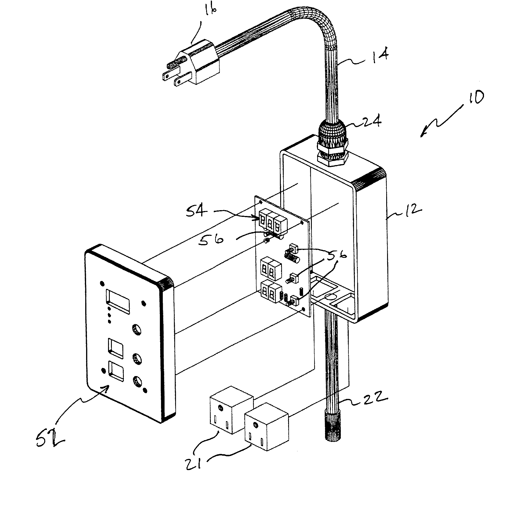Electronic control for heating apparatus