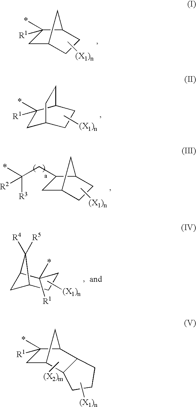 Polymer with a pericyclic protective group and resist composition containing the same