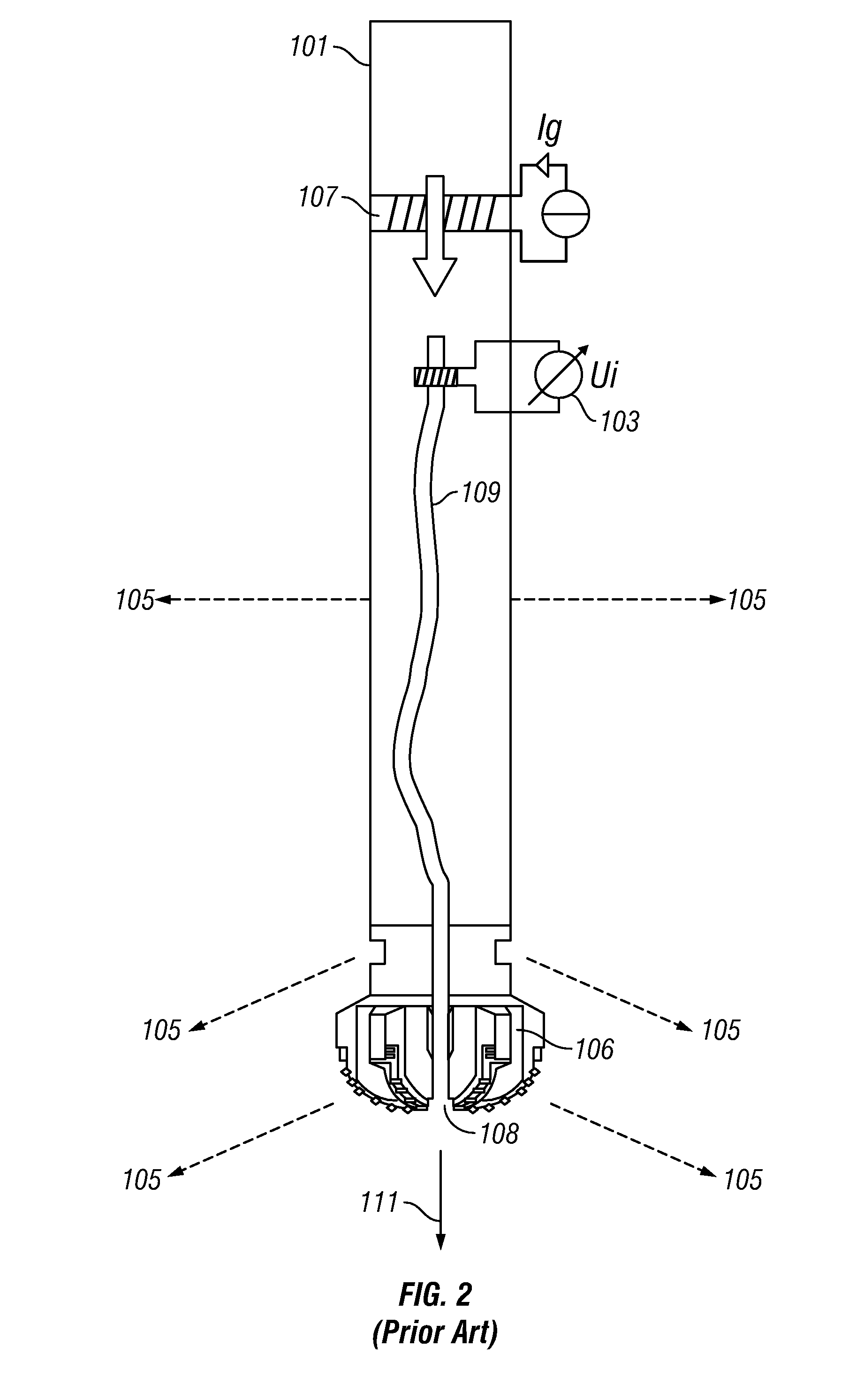 Method and Apparatus for Determining Formation Boundary Near the Bit for Conductive Mud