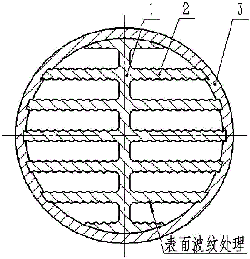 Axisymmetric comb-shaped inner fin structure and fin tube thereof
