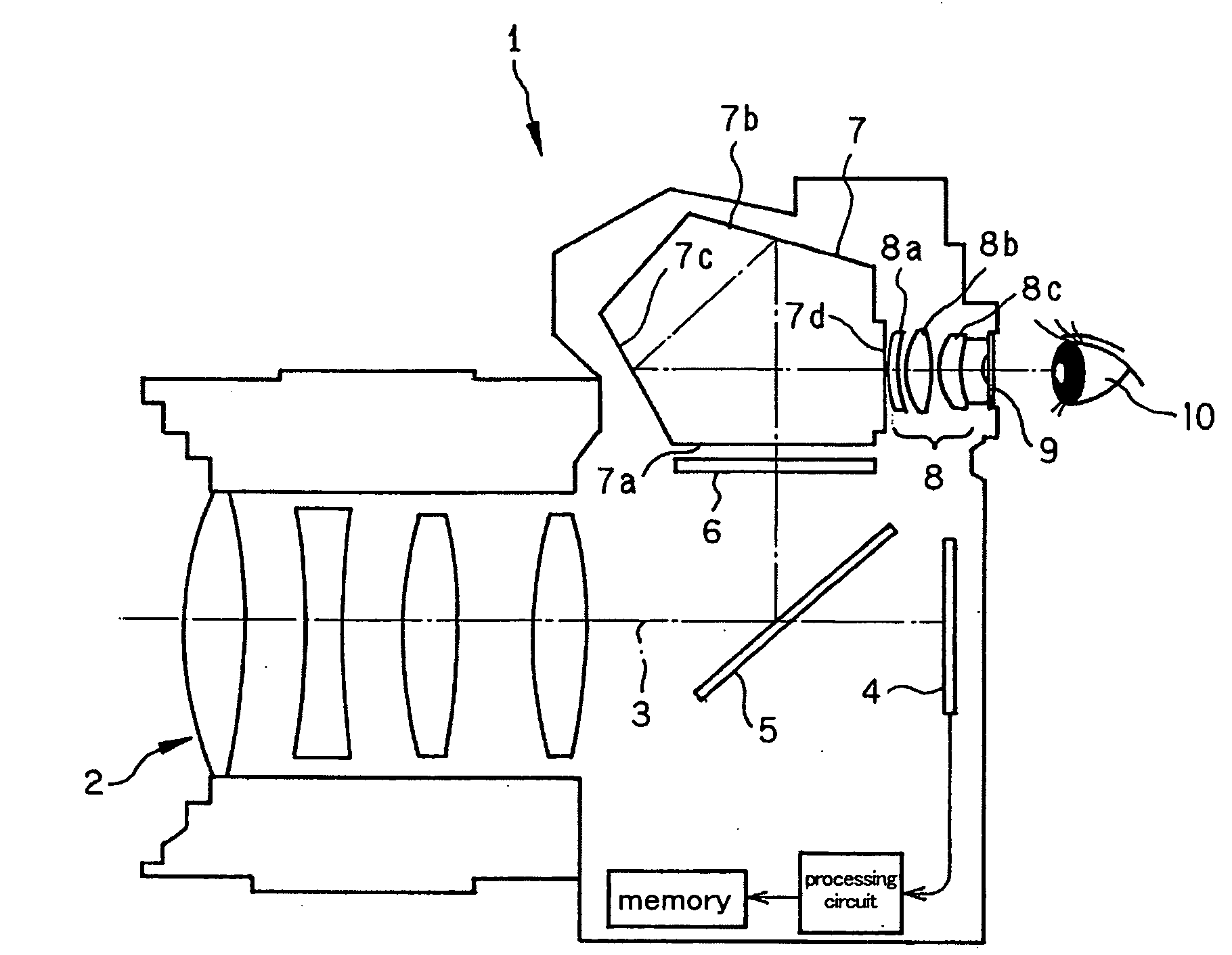 Viewing optical system, and imaging apparatus comprising the same