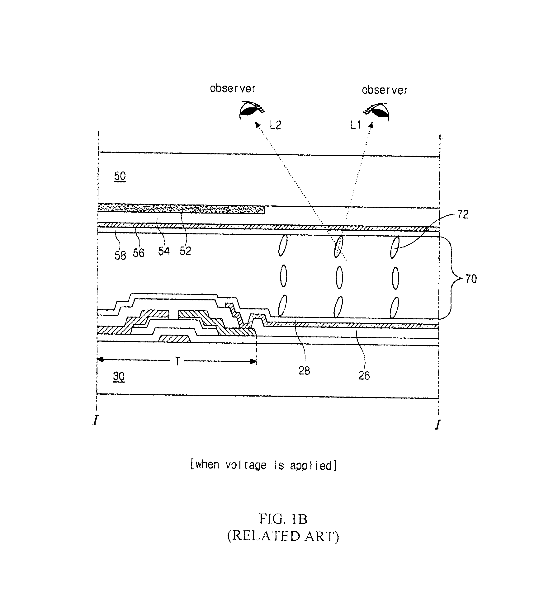 Liquid crystal display device and a method of manufacturing a viewing angle compensation film for the same