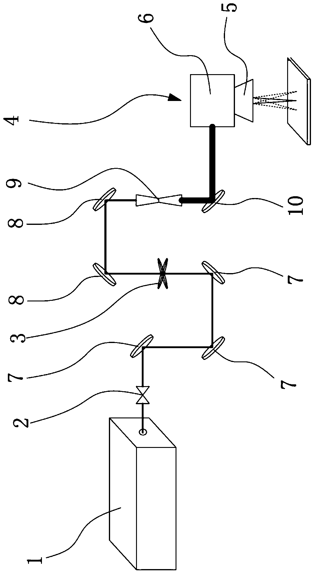 Hard film layer reparation device of fingerprint sensor