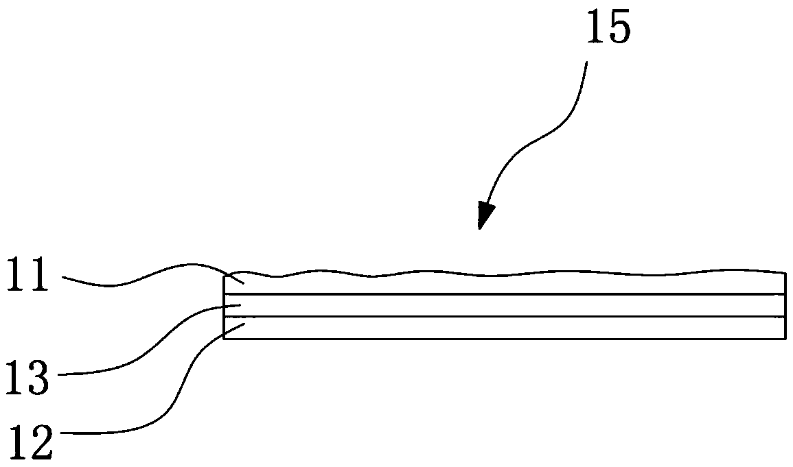 Hard film layer reparation device of fingerprint sensor