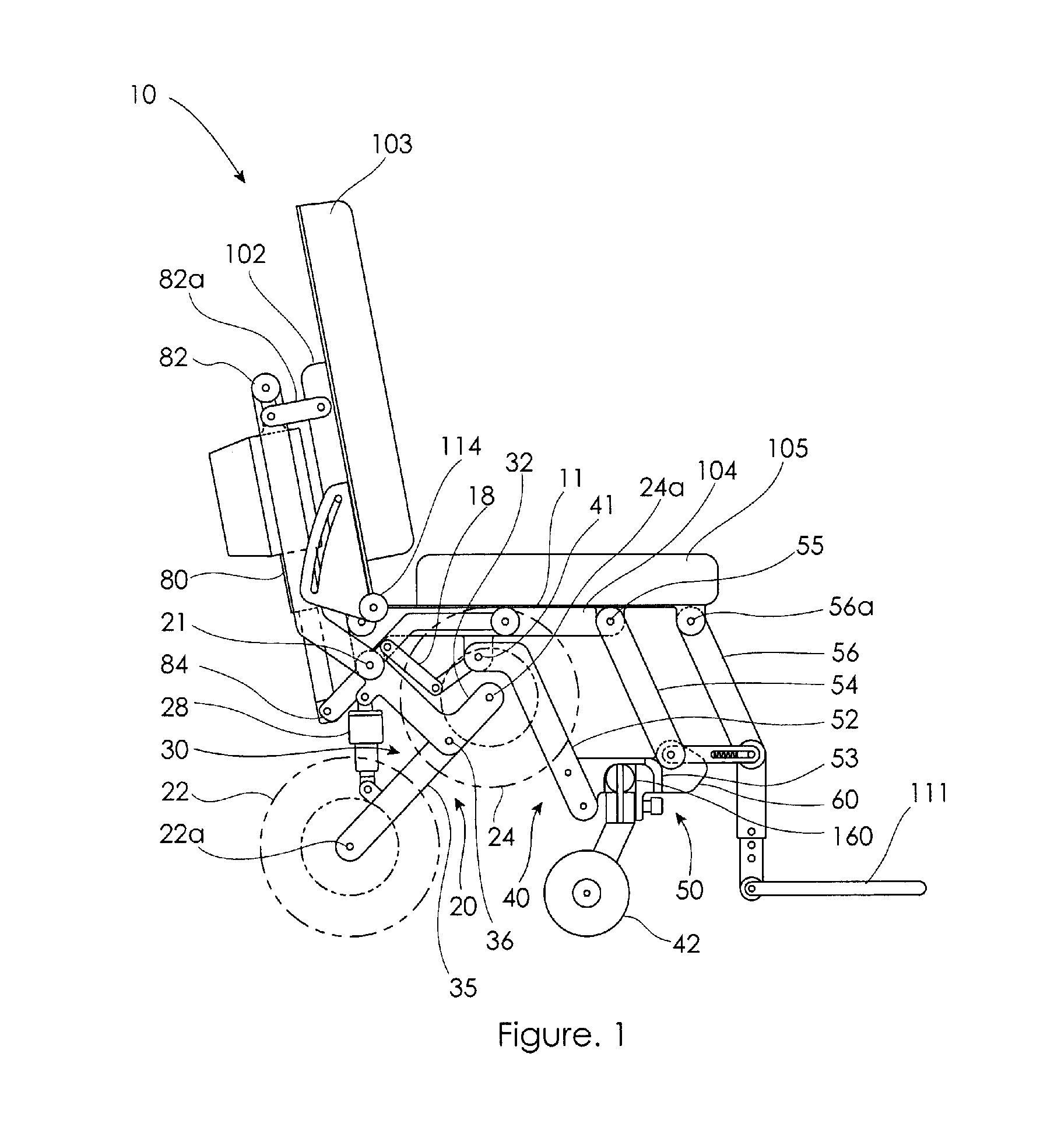 A wheeled vehicle and a method of operation thereof