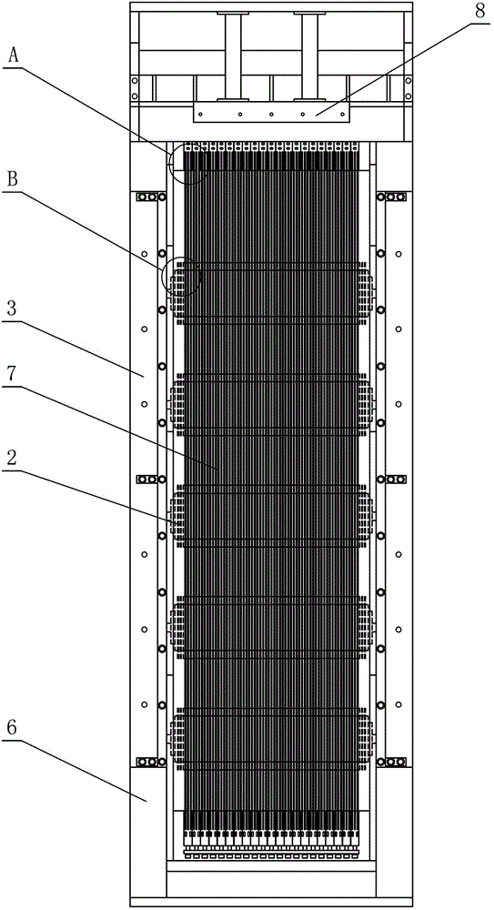 Feeding device of stone sawing machine