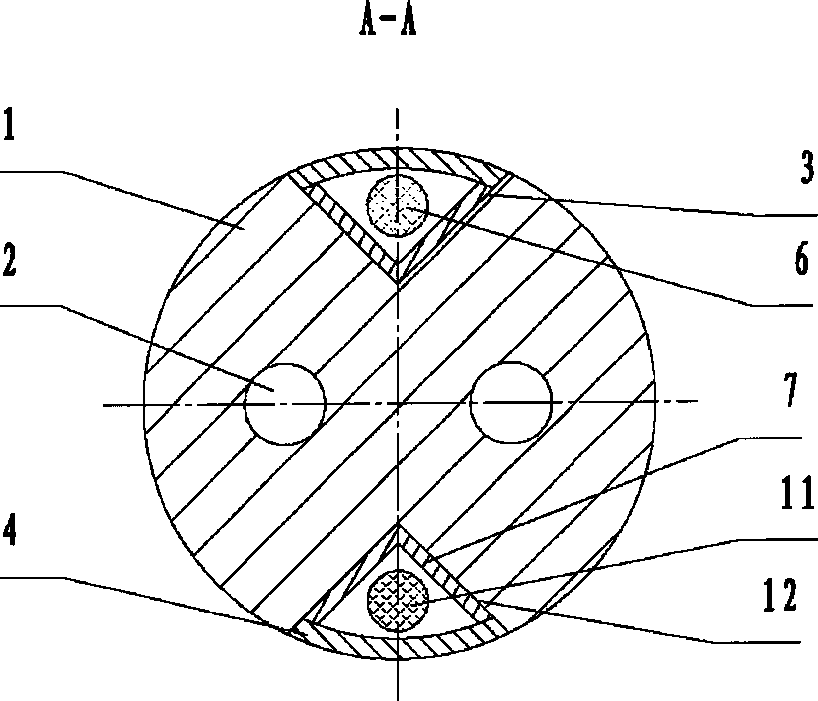 Well deflection and position gamma measuring nistrument during drilling