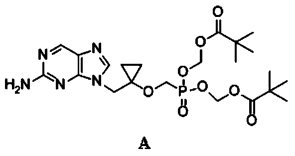 Intermediate compound of lb80380 medicine and its preparation method and use