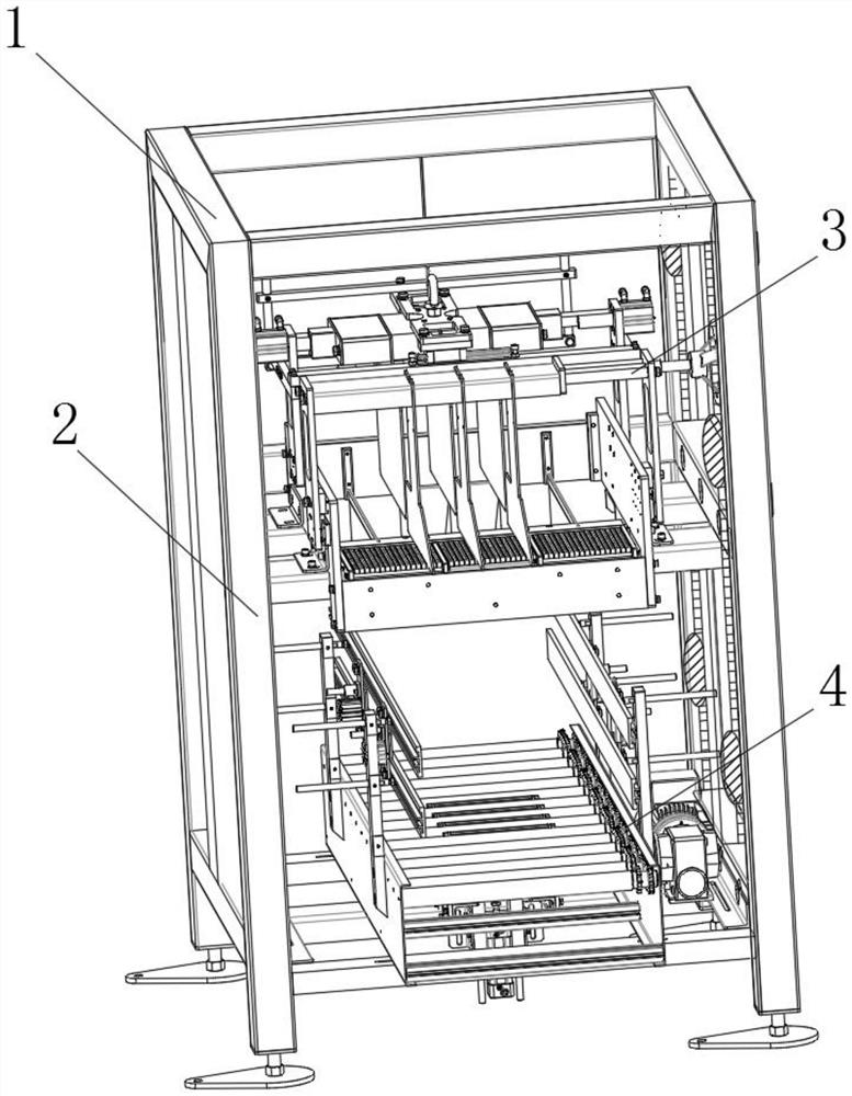 A limit mechanism used in home panel processing and its application method