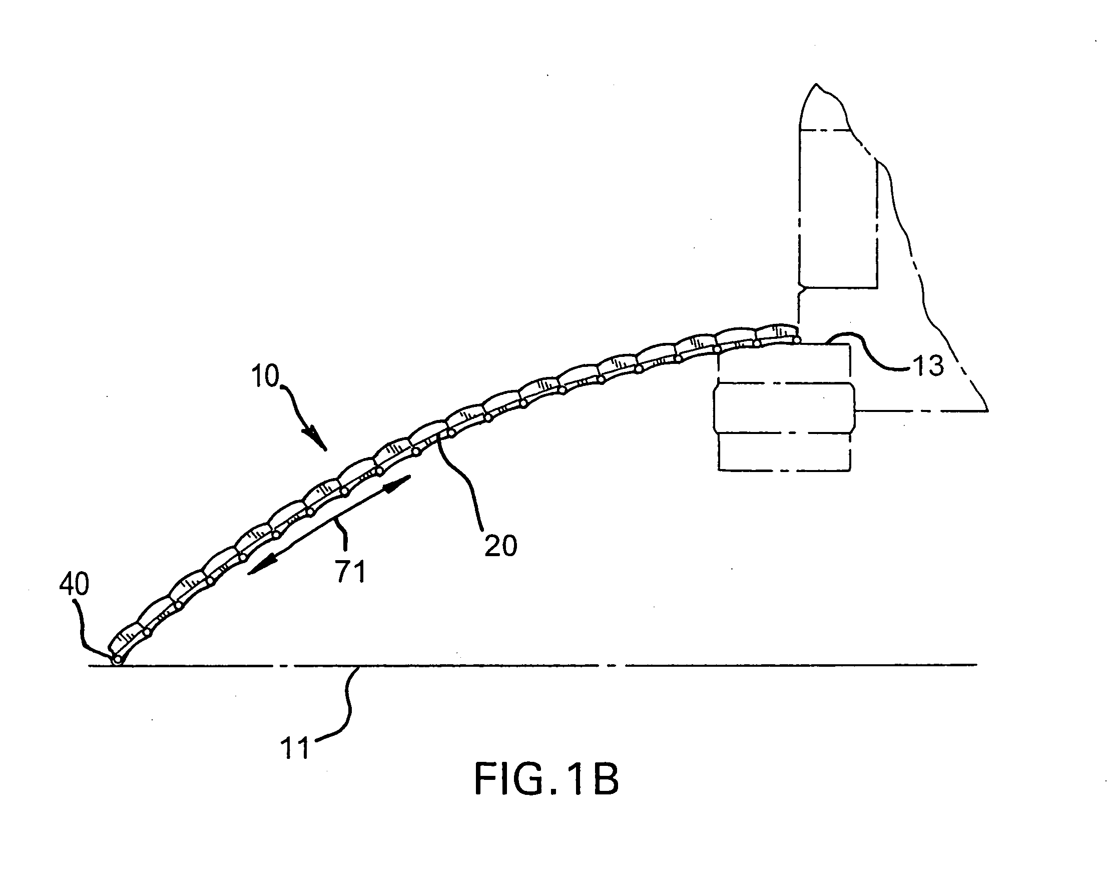 Multi-segmented deployable arched ramp