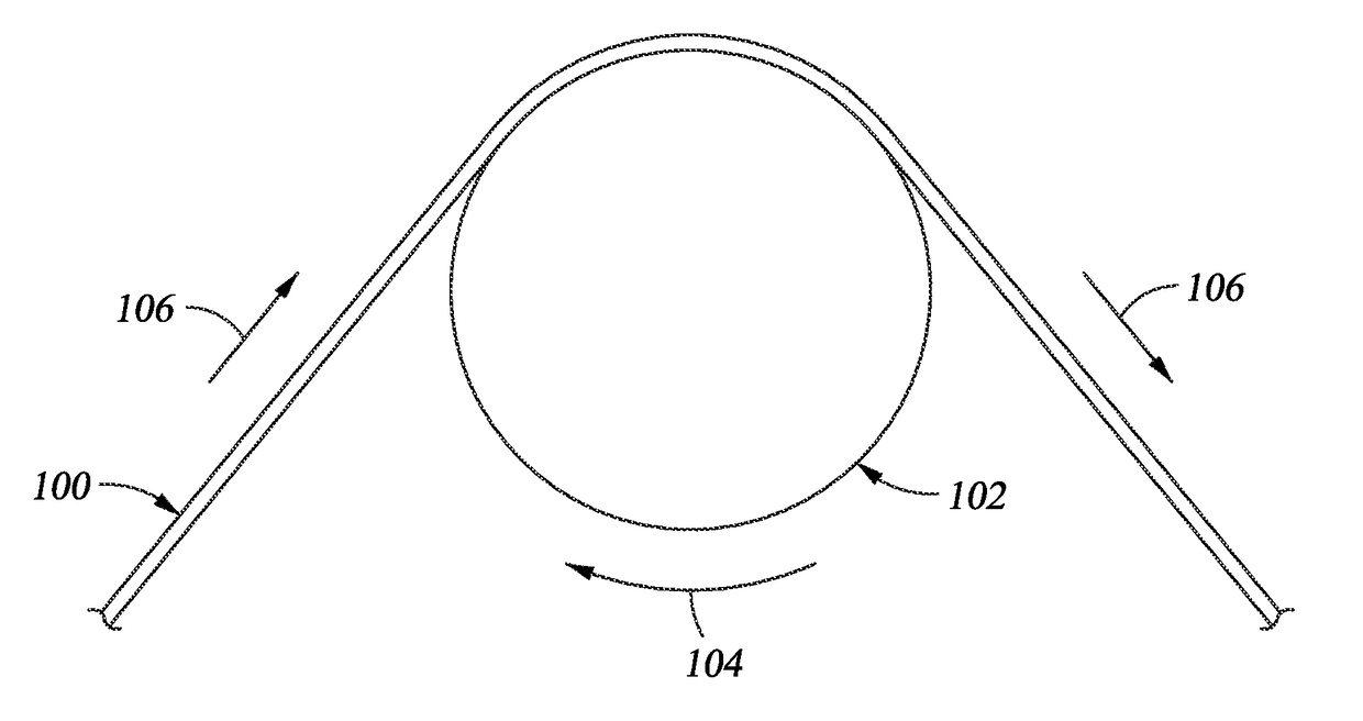 Maskless lithography for web based processing