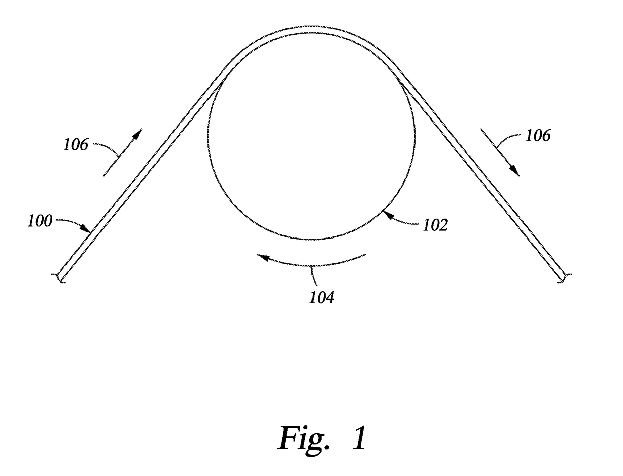 Maskless lithography for web based processing