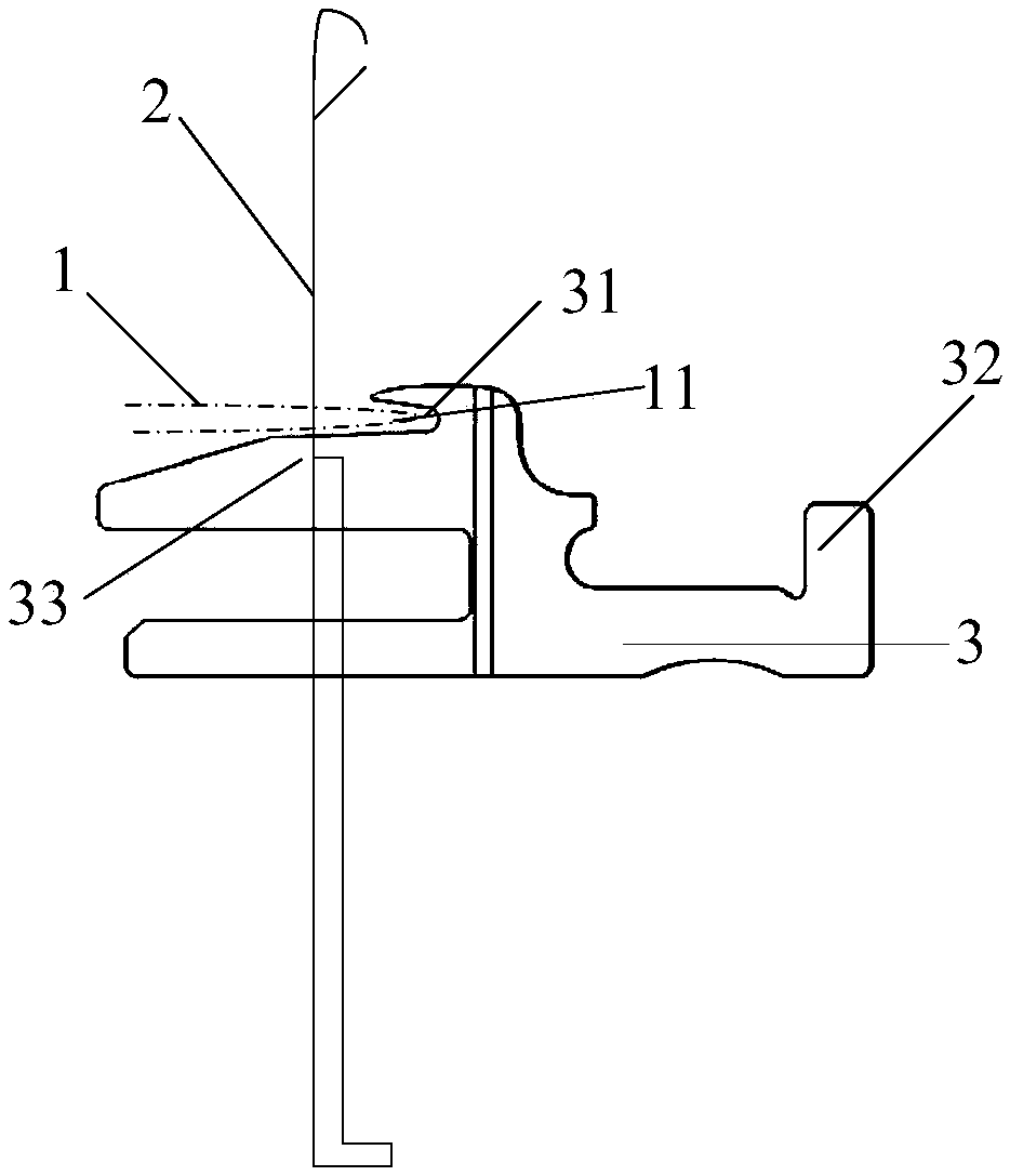 A method for transferring hosiery thread from hosiery needles