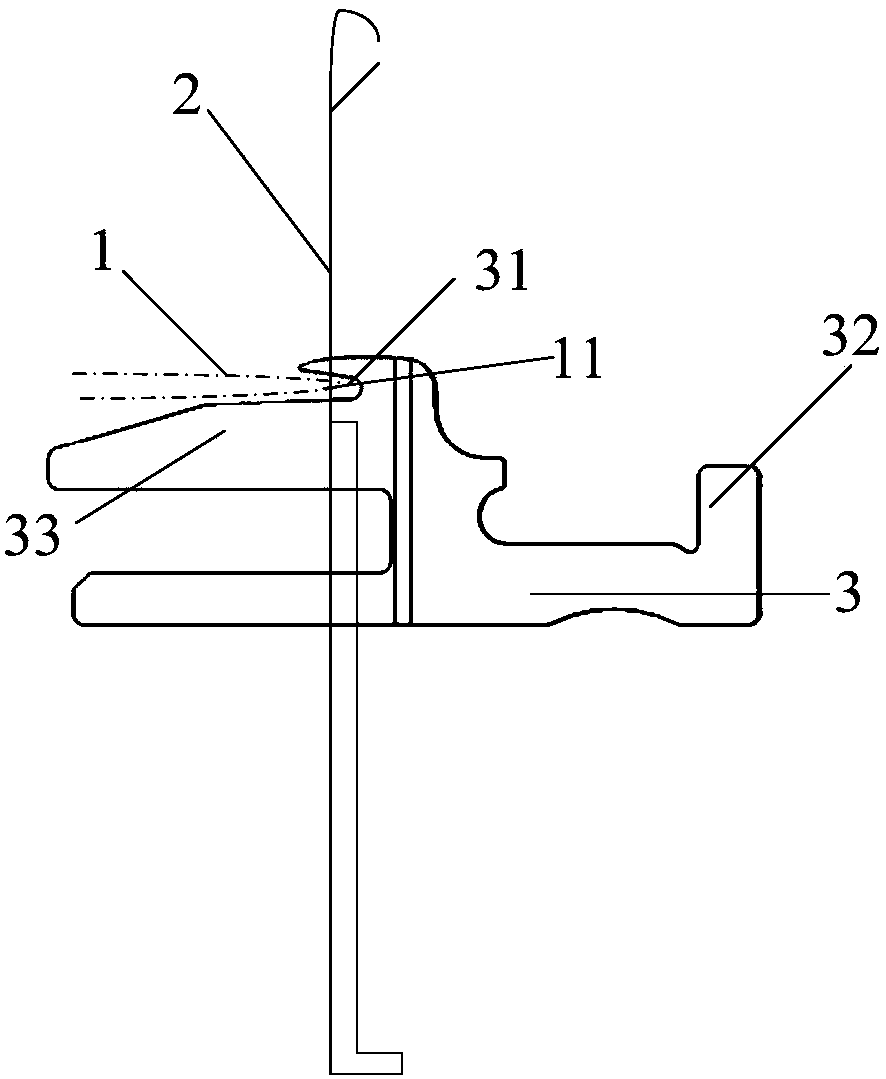 A method for transferring hosiery thread from hosiery needles