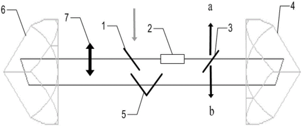 Tunable single longitudinal mode 2[mu]m solid laser based on bipyramid resonant cavity