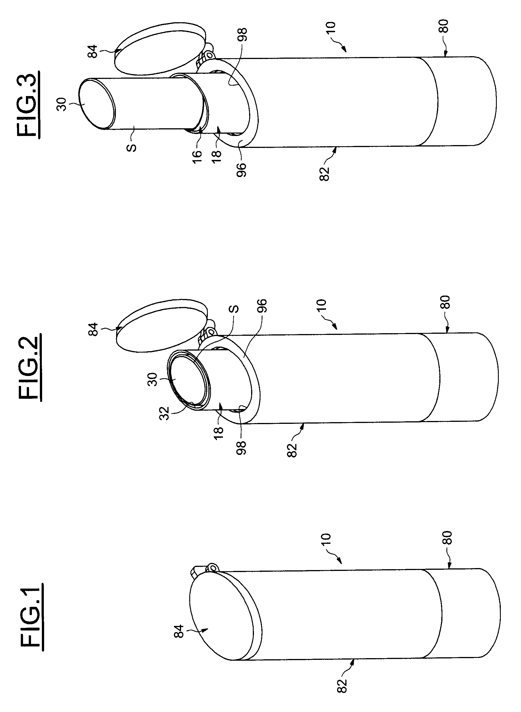 Device for packaging and dispensing a stick of product especially a cosmetic product