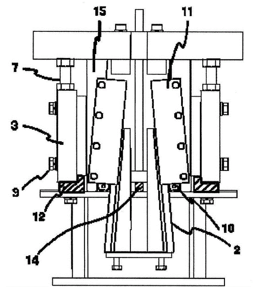 Emergency braking device of elevator