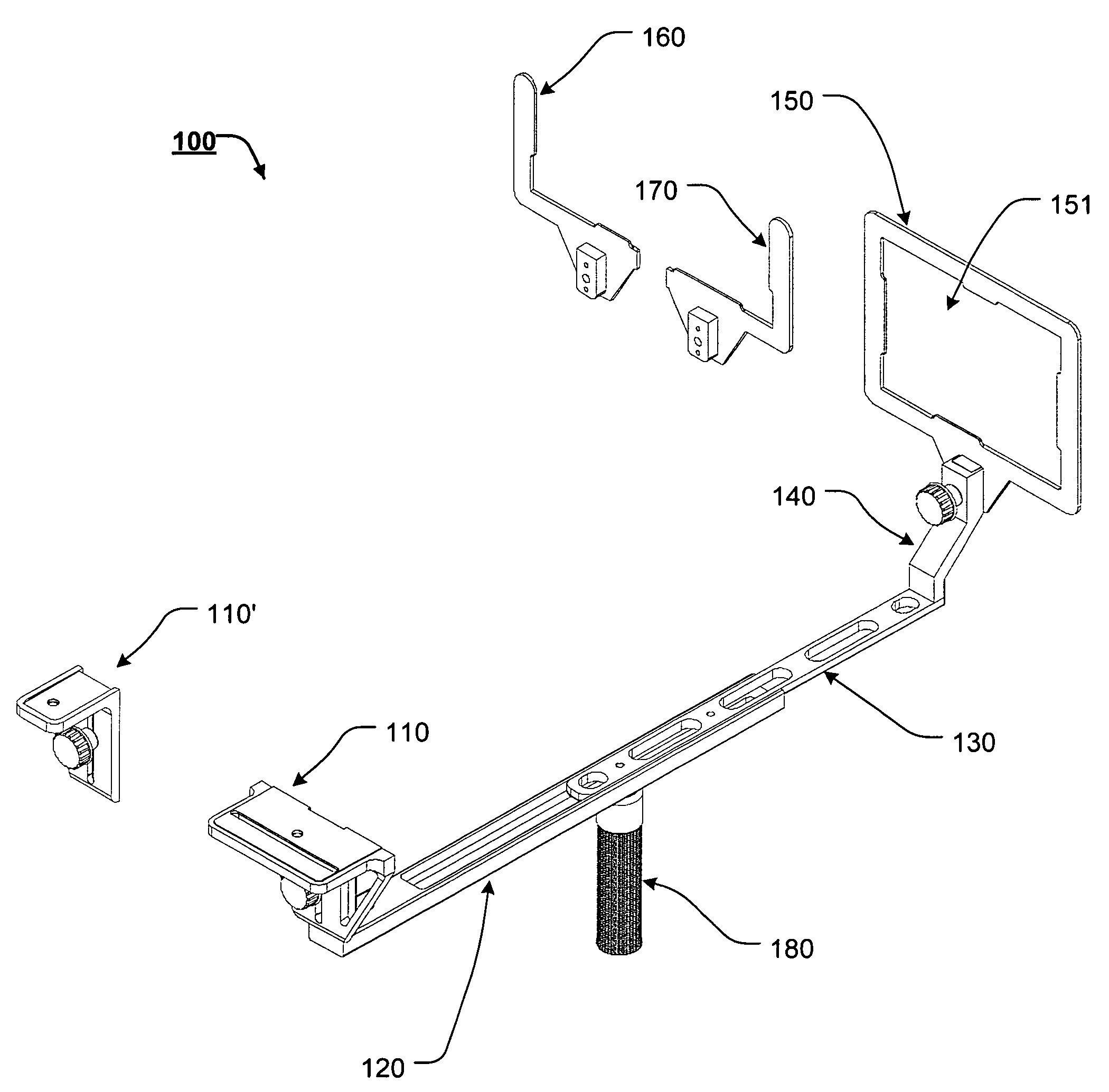 Device for reduction of angular distortion in photograpy