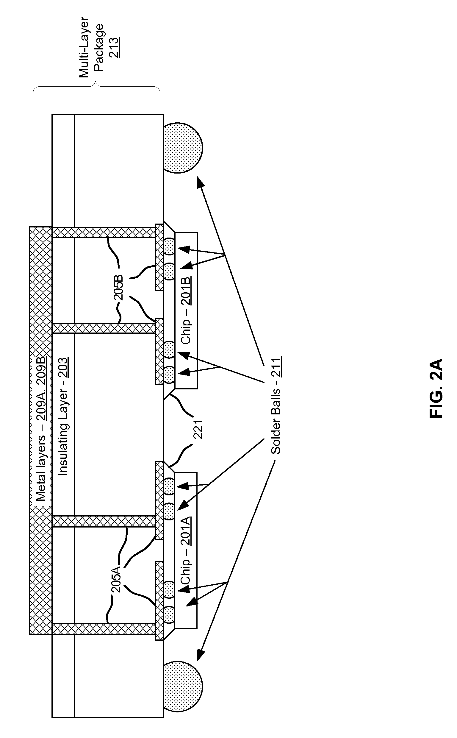 Method and system for inter-chip communication via integrated circuit package waveguides