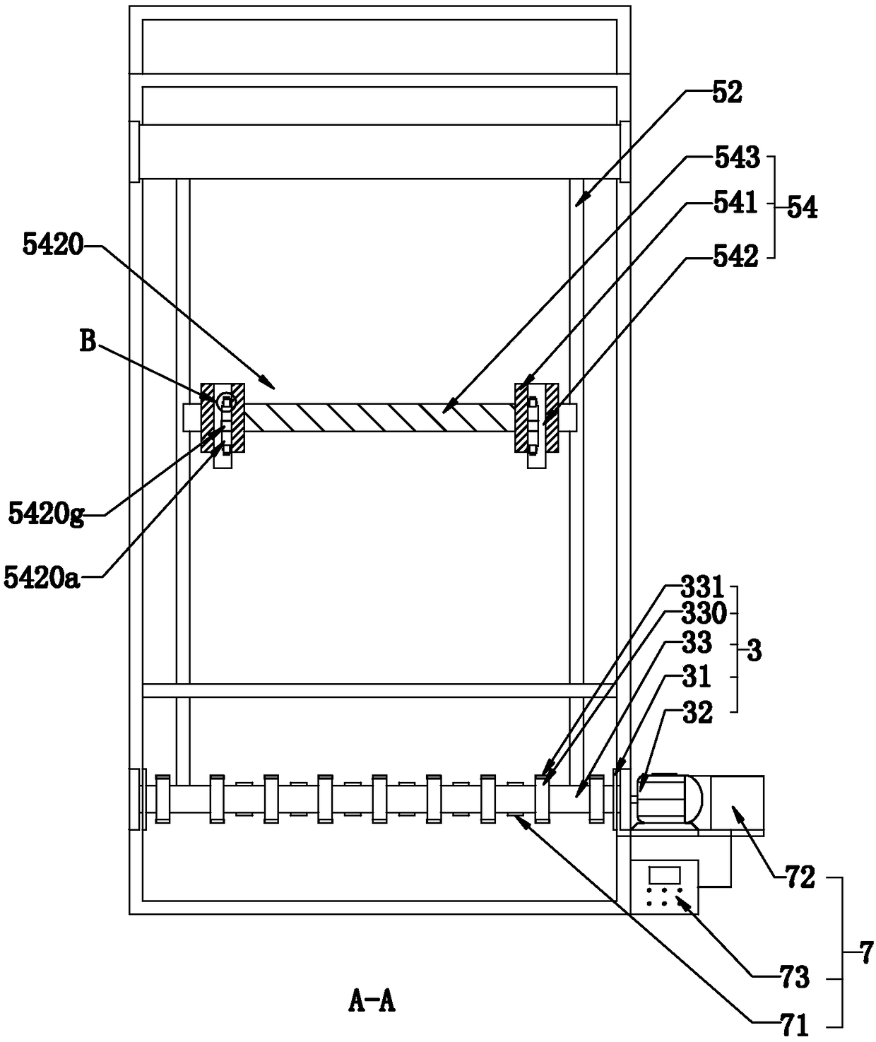 Vertical oven for circuit board and drying method thereof