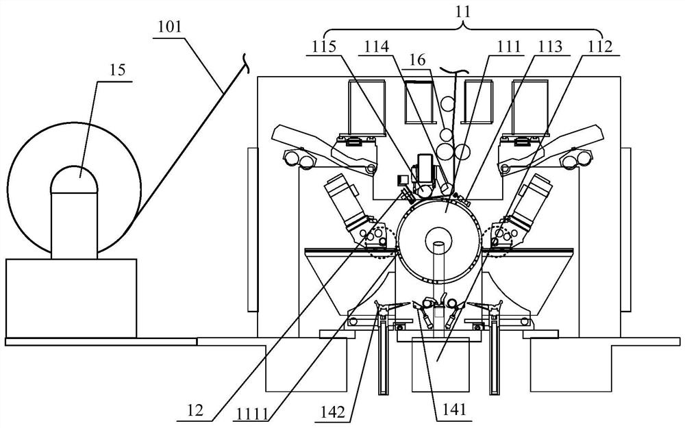 a rewinding machine