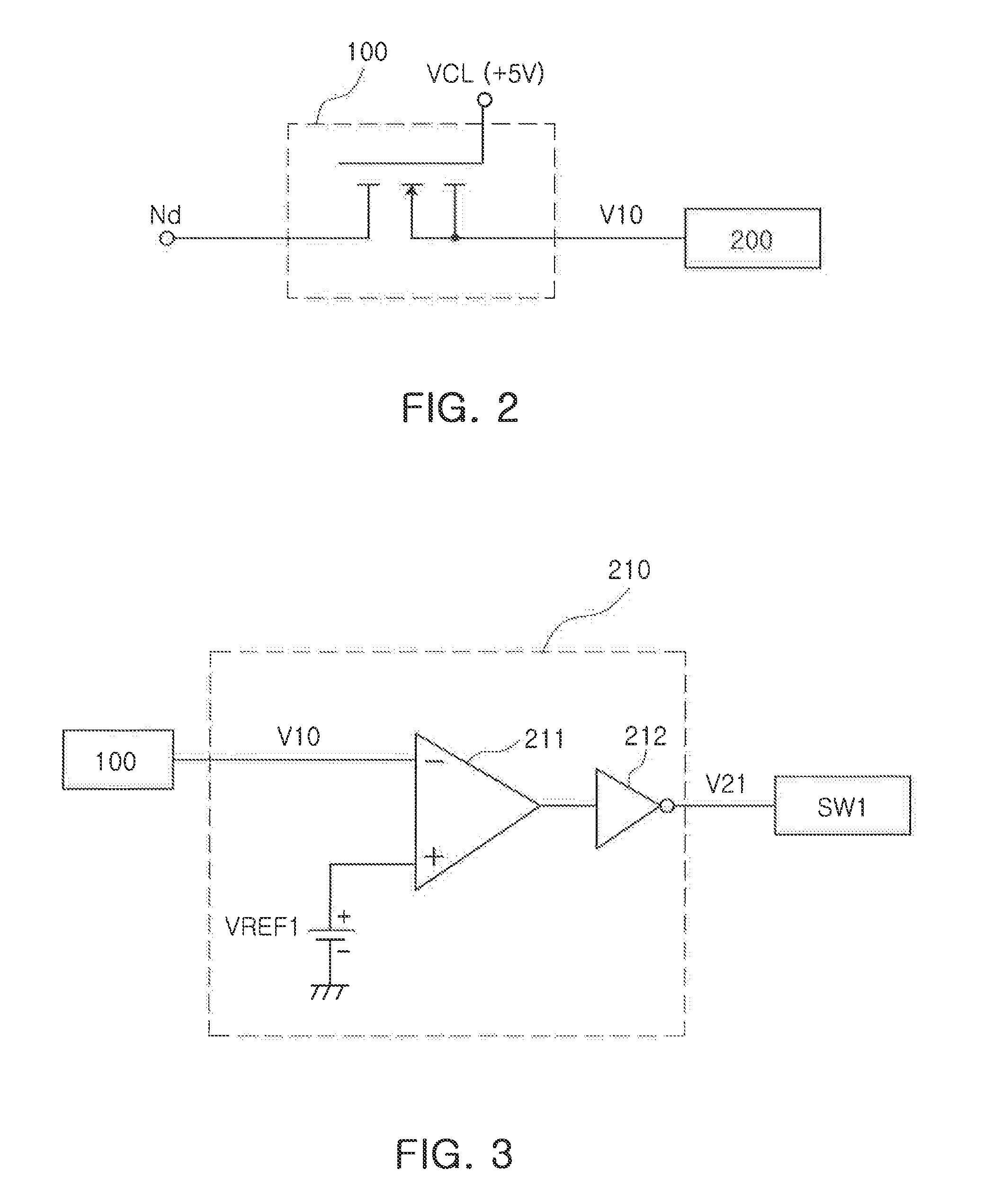 Overcurrent detection circuit of light emitting module