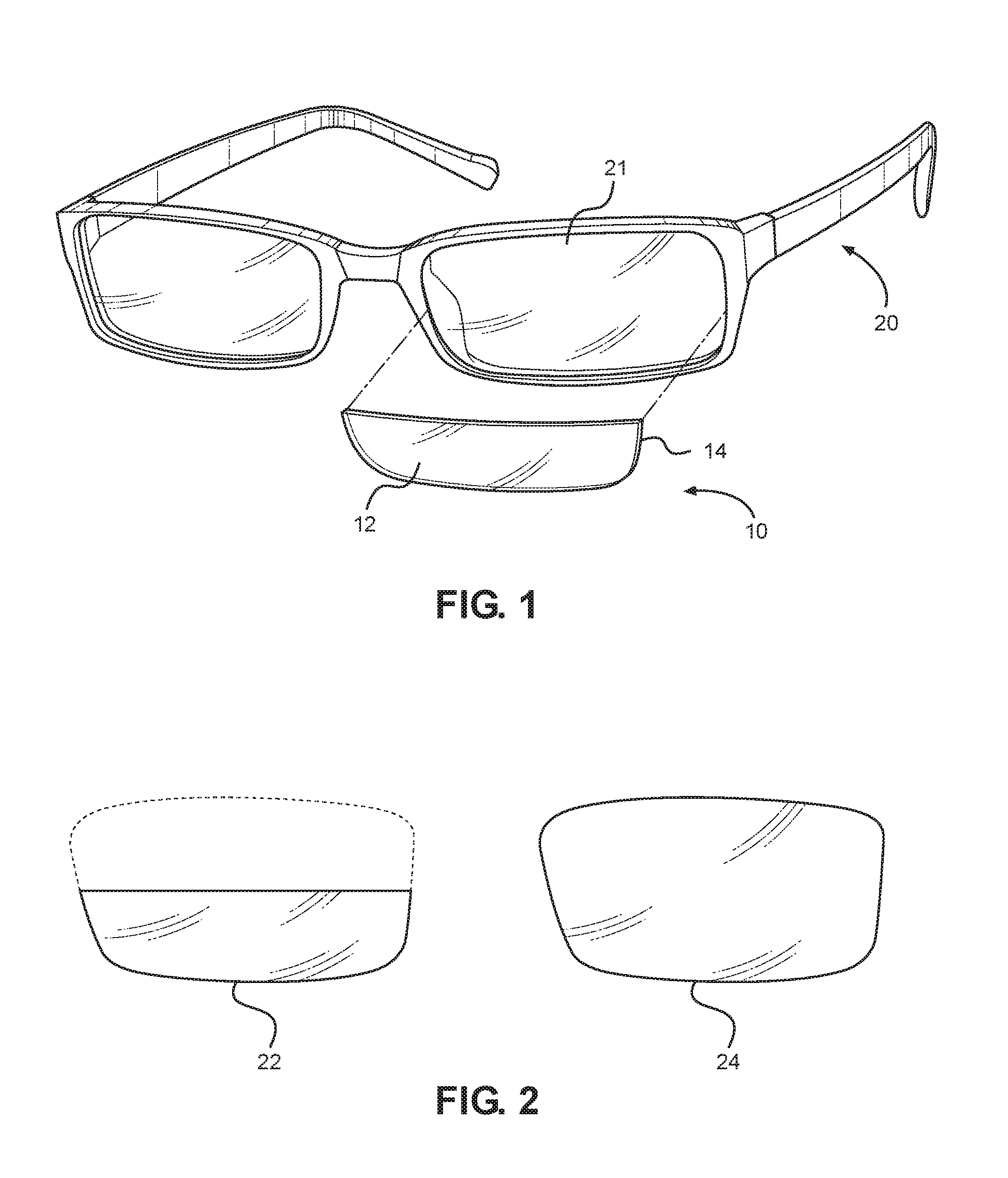 Removably Attachable Corrective Lens
