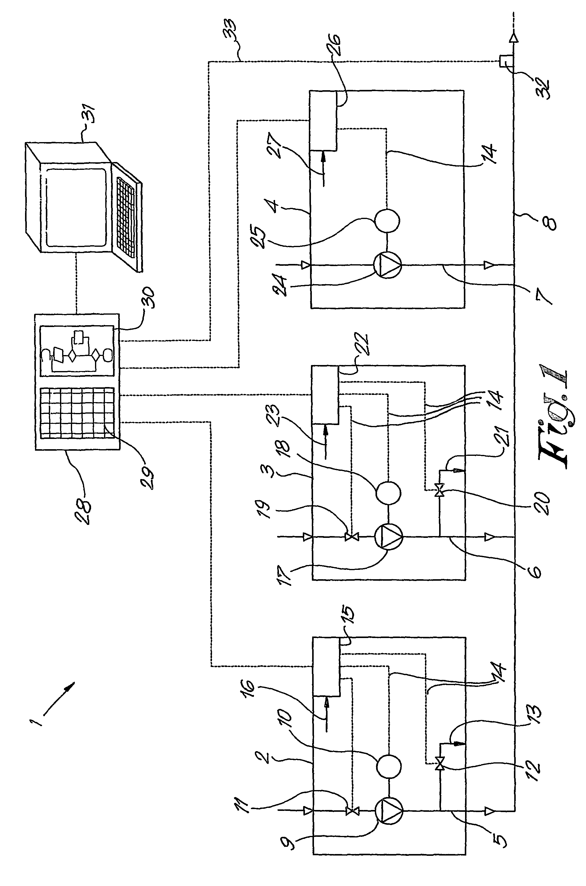 Method for controlling a compressed air installation comprising several compressors, control box applied thereby and compressed air installation applying this method