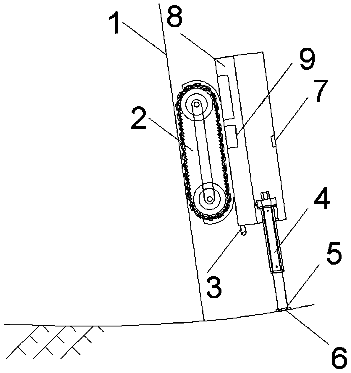 Bridge pile foundation scouring monitoring method and system thereof