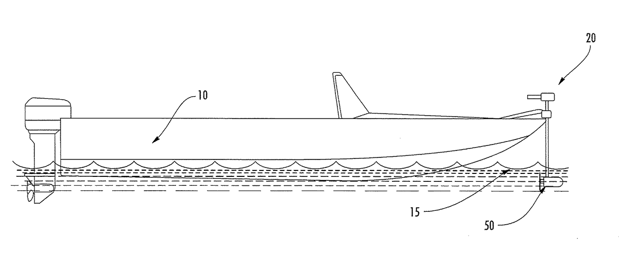 Integrated display for a trolling motor