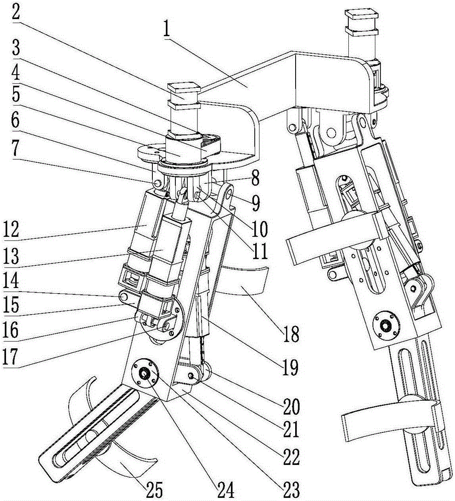 Parallel type lower limb exoskeleton rehabilitation training device