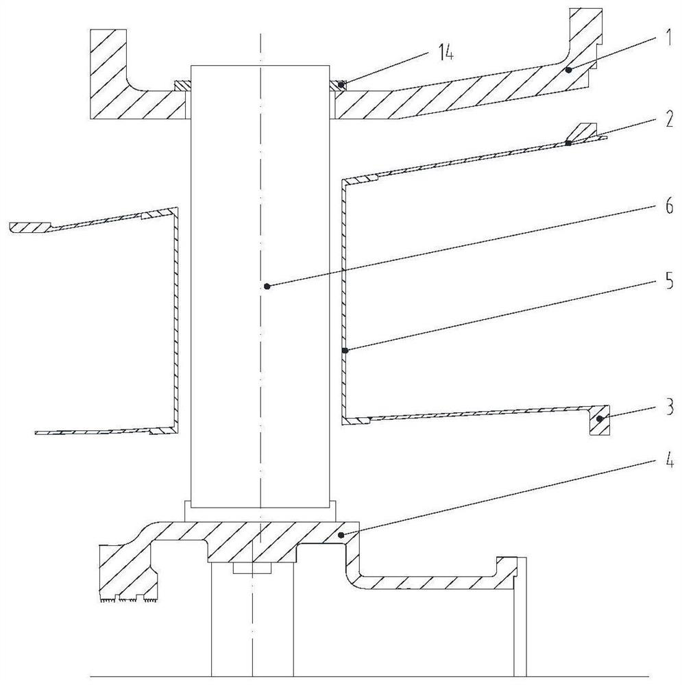 Flexible supporting structure