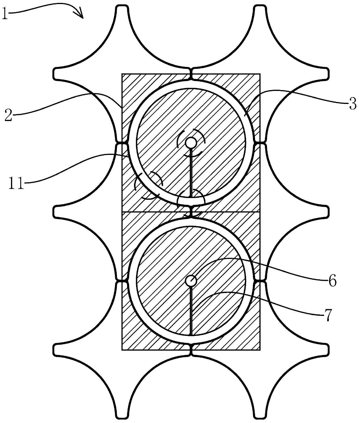 Unit curtain wall easy to assemble and disassemble, construction tool and construction method