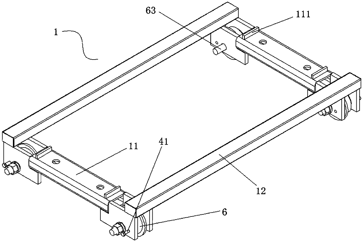 Escalator assembly mobile carrying device