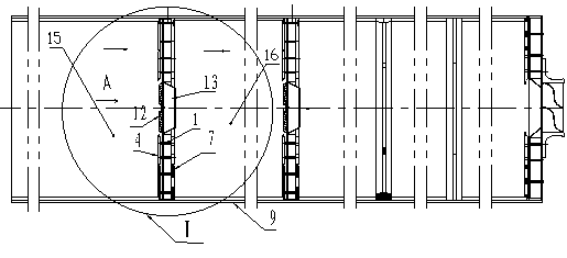 Screening device in super-fine grinding mill