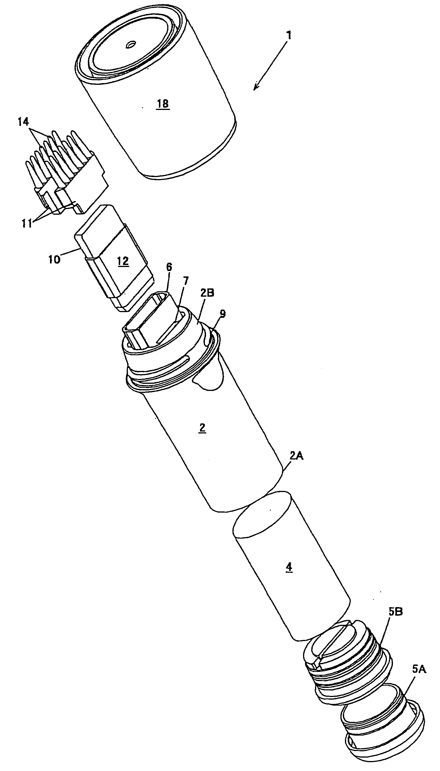 Applicator for Hair and Cosmetic Container with the Applicator