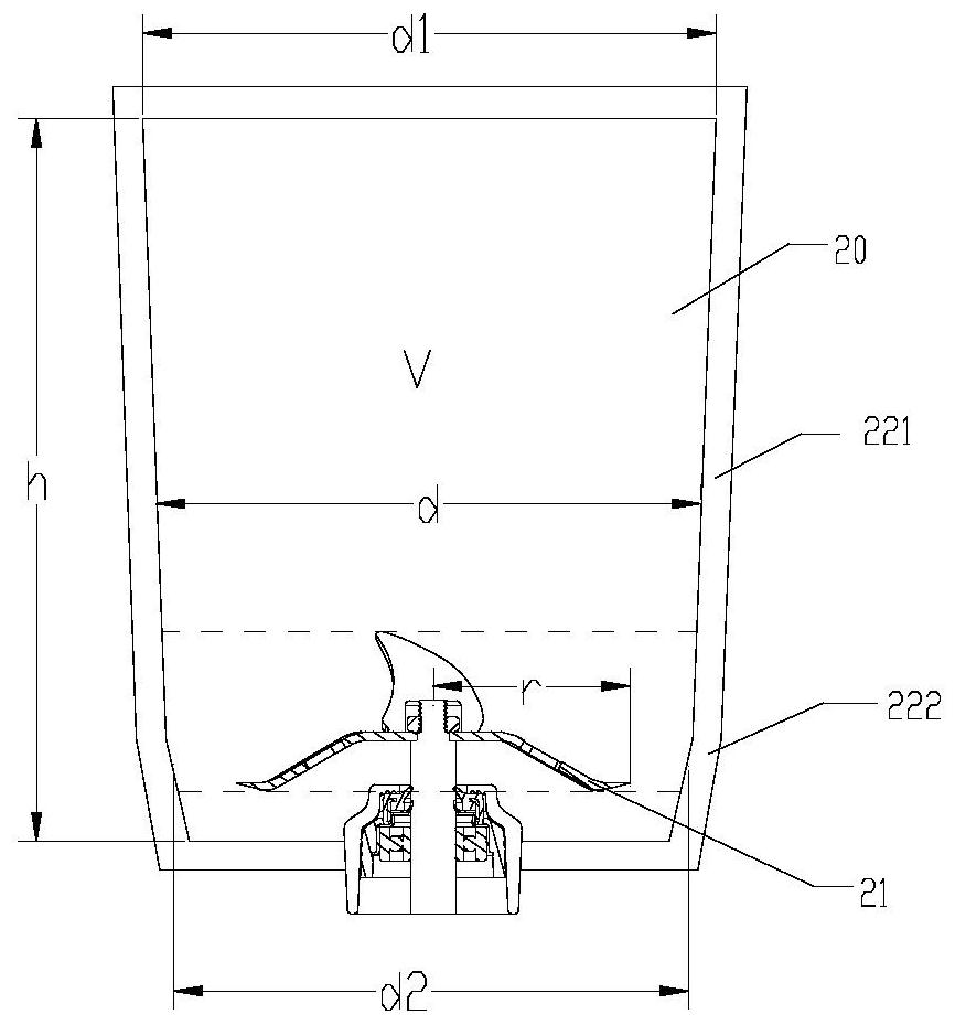 Food processor capable of improving cleaning effect